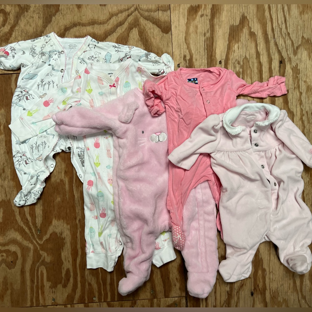 Newborn pink girl bundle